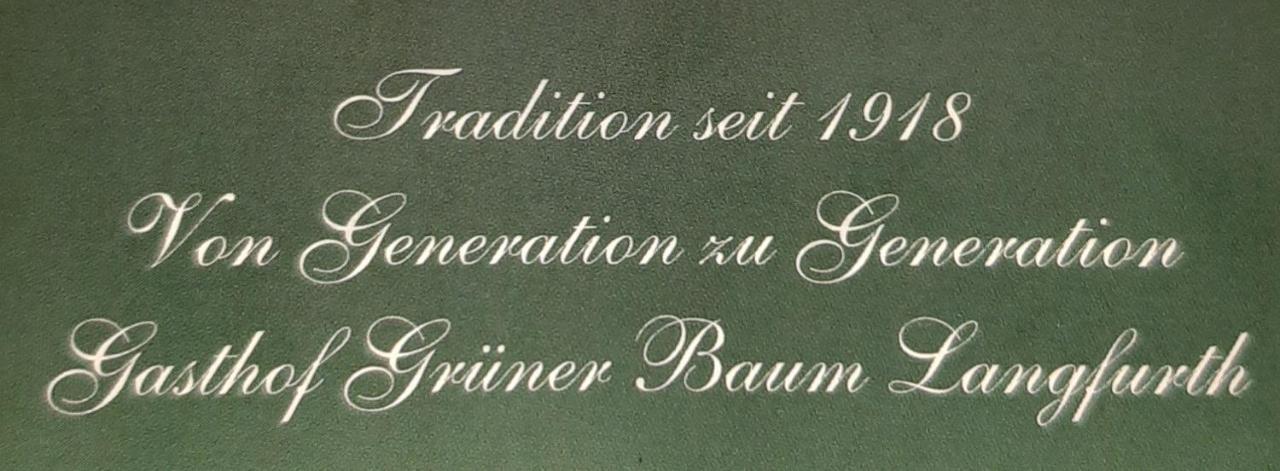 Gasthof Gruener Baum Oberlangfurth Extérieur photo
